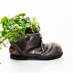 кашпо ботинок из полистоуна