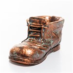 кашпо полистоун ботинок U09476 сад подарок