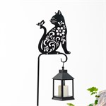 шпалера для цветов дача кошка с бабочкой