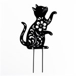 декоративная фигура кошка металл 29 см