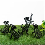 садовый декор из металла