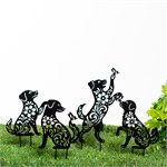 металлические фигуры для сада