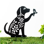 фигура садовая Собачка и бабочка 801-511R