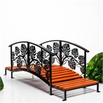 мостик декоративный Листья Монстеры 303-007R-B