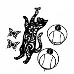 декоративная подставка для растений на стену