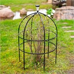 опора для растений разборная круглая с фонарём