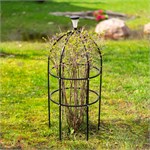 опора для растений разборная круглая с фонарём