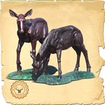 Парковая скульптура Олененок U07659 Парковая скульптура Олененок U07659