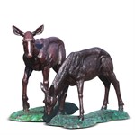 Садовые фигуры Олени из стеклопластика Садовые фигуры Олени из стеклопластика