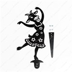 Садовая декоративная разборная фигура Коза 801-560R металл 17*0.1*47 см 801-560R-B - фото 126308
