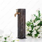 Садовая колонка под состаренное дерево U09501-ППУ пенополиуретан h=46 см U09501-ППУ - фото 126355