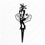 садовая фигура коза из металла