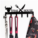 Вешалка настенная "Steak house" 702-089 металл