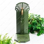 Садовый умывальник напольный 550-066R h=60 см металл
