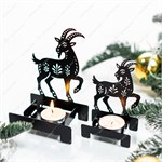 новогодние подсвечники