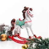 Фигура декоративная Лошадка-качалка U09467-Met цв.красный