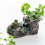 кашпо ботинок цв.натуральный