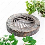 Дренажная решетка под камень круглая d=32 см U09505-L
