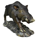 Большой кабан скульптура для сада