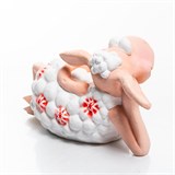 Фигура новогодняя Овечка лежит F08912-N полистоун 31*70*38 см F08912-N - фото 128430