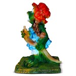 Садовый светильник Лягушка кокетка F07764 полистоун высота 52см F07764 - фото 13682