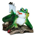 Декоративная фигура Лягушка с книгой F07726 - фото 13720