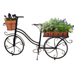 Цветочница Велосипед для сада 53-654R металлическая 53-654R - фото 13767