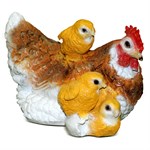 Курица с цыплятами