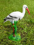 Фигура садовая Аист