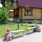 Лавка для сада Еж с яблоком U07877М - фото 14568