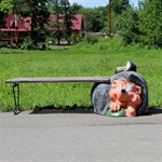 Скамейка садовая еж