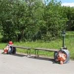 Садовая скамейка из дерева