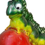 Фигура для сада Гусеница на грибочке U07526 - фото 14827