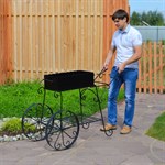 Дровница для дачи