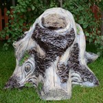 Кашпо для сада Пень U07898 стеклопластик U07898 - фото 15530