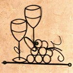 Настенная бутылочница Коктейль 59-131 металлическая 59-131 - фото 15810