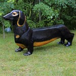 Лавка для дачи собака