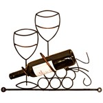 Настенная бутылочница Коктейль 59-131 металлическая 59-131 - фото 17051