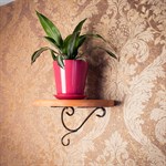 Полка с кованым декором 13-211 - фото 17140