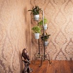 Напольная подставка для цветов фото