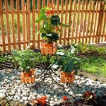 Кованая подставка для цветов