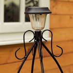 Кованая шпалера для цветов 