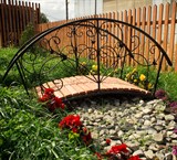 Мостик с фонарями фото с размерами