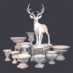 Вазон уличный для цветов U07929-BT стеклопластик под бетон U07929-BT - фото 18059