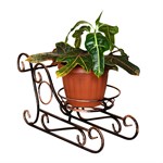 Декоративные санки для цветов 