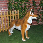 Фигура Овчарка из стеклопластика 