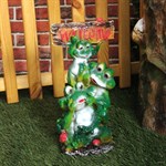 Садовая фигура лягушки