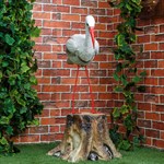 Скульптура садовая Аист