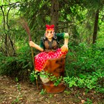 Фигура для дачи Баба-Яга