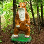 Фигура из стеклопластика медведь